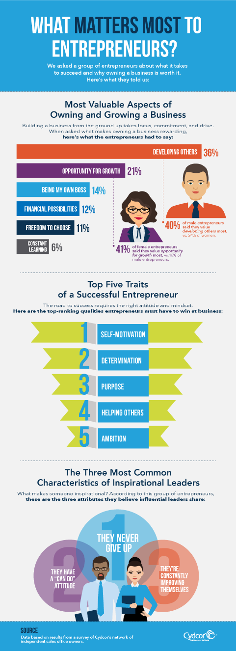 What Matters Most to Entrepreneurs